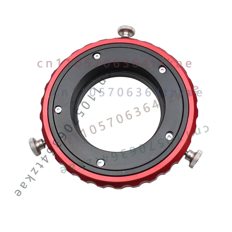 M42 M48 M54 CAA 360° Rotator Adjuster 3‑in‑1 Rotation Adapter Ring for Astronomical Telescope Astrophotography Detection