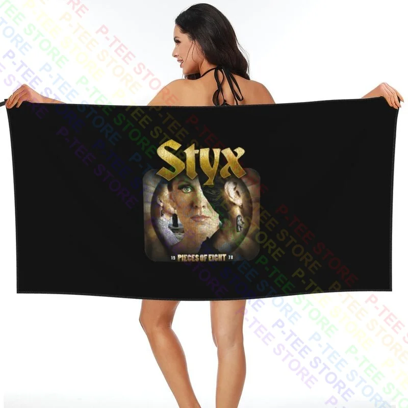 Styx Pieces Of Eight American Quick dry Towel Outdoor Bathrobe Beach Blanket