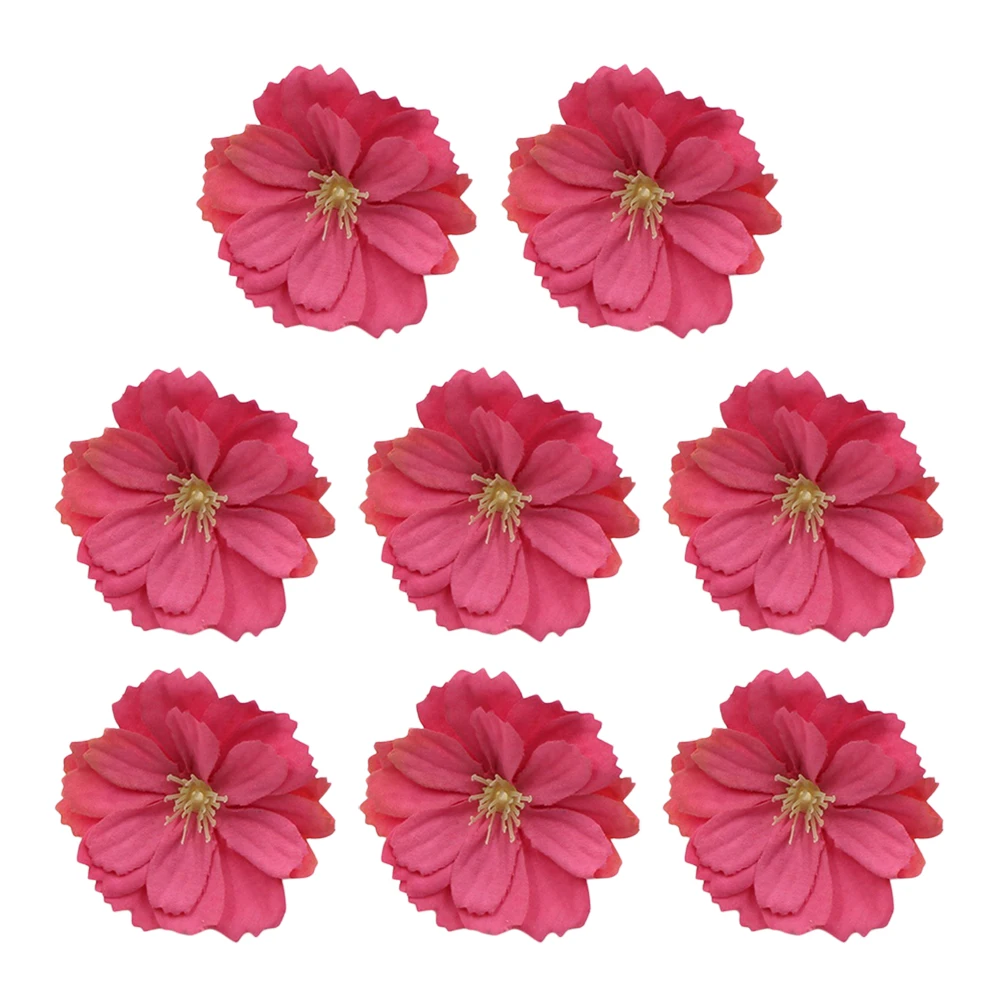 

50pcs Simulation Plum Blossoms Artificial Flowers Home Decor DIY Crafts Wedding Party Decoration Cloth Flower Stickers