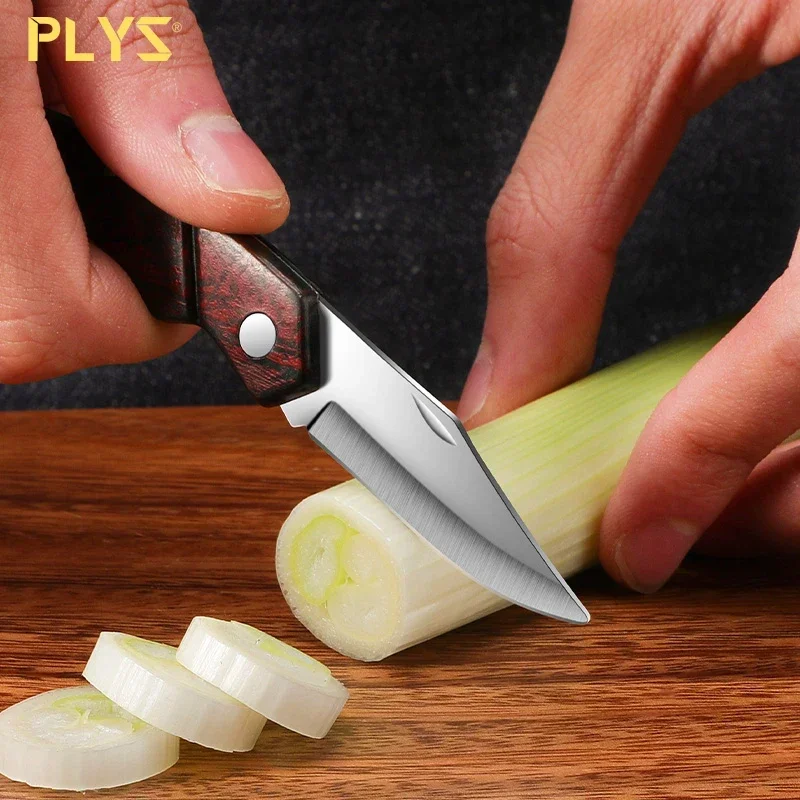 12pcs mini folding knife, multi-functional mini pocket knife with wooden handle, fruit knife, outdoor stainless steel knife