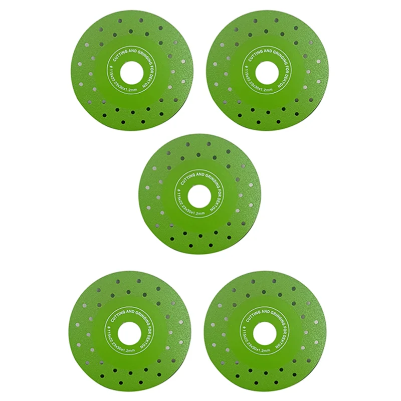 

ABRS-5PCS Super Thin Tile Cutting Disc 115Mm Diamond Marble Saw Blade Porcelain Glass Granite Jade Grinding Wheel Disc