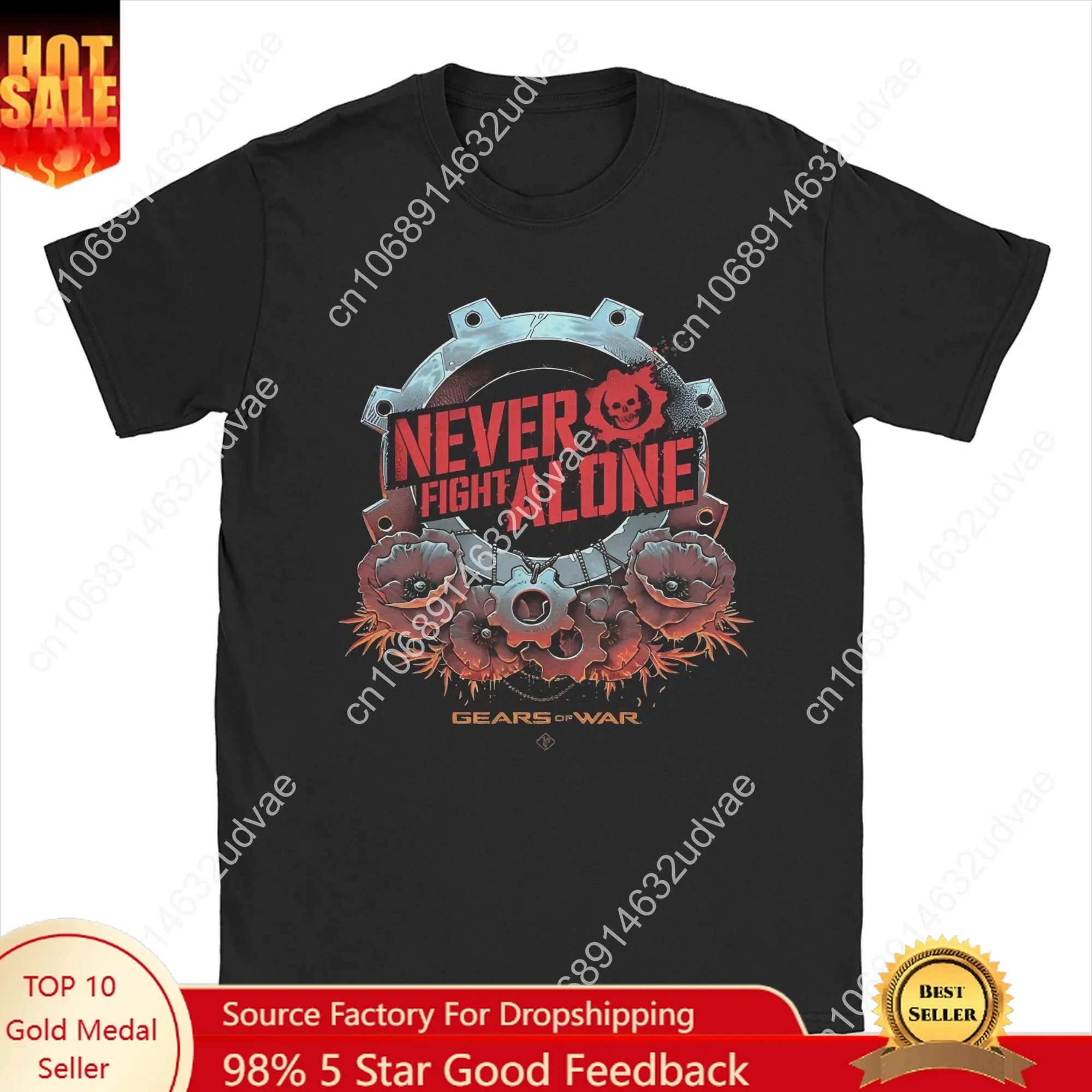 

All Seasons Gear Wars T Shirt for Men Women Video game Cotton Tee Shirt Short Sleeve Tops