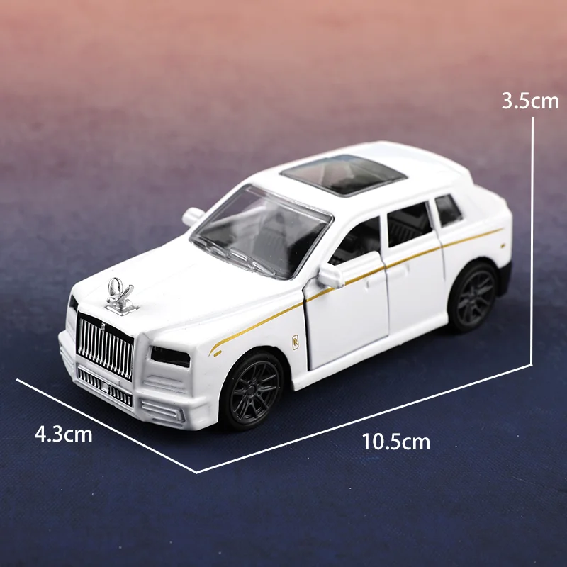 Alloy luxury sedan toy car model, return drive, multi-colored alloy die-casting car model with openable doors, suitable for coll