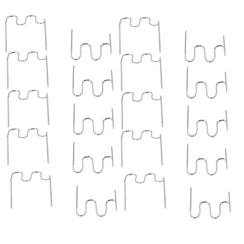 

A20F-1000Pcs 0.6Mm S Wave Staples For Car Bumper Bodywork Plastic Stapler Repair Kit 0.6Mm Wave Staples Soldering Tools