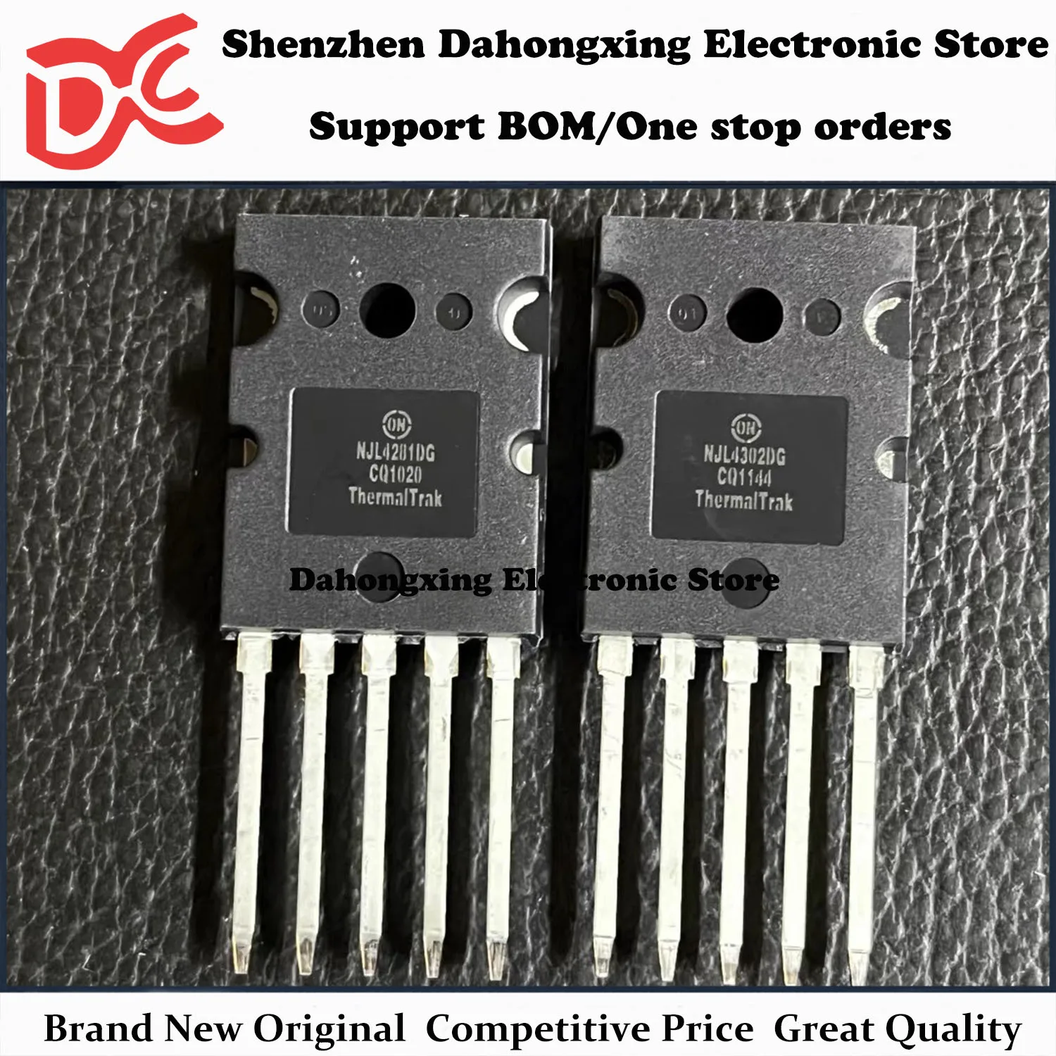 New Original 1Pair NJL4281DG + NJL4302DG TO-264 Audio Amplifier Transistor Electronic Components Great Quality