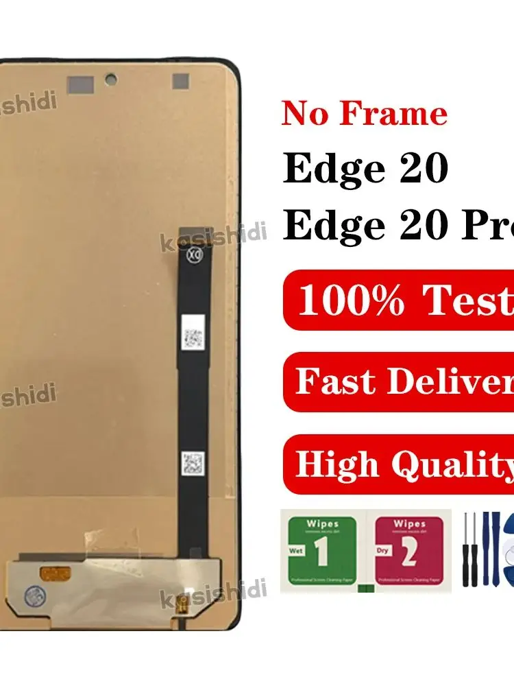 LCD For Motorola Moto Edge 20 Pro Display Touch Screen Digitizer Aseembly For Moto Edge X30 For Moto Edge 30 Pro Repair Parts