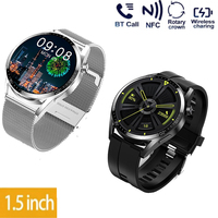 New Smart Watch Men Bluetooth Call NFC 1.5 Inch For Xiaomi Redmi Note 3 Pro OPPO A74  Women Health Monitoring Fitness Bracelet