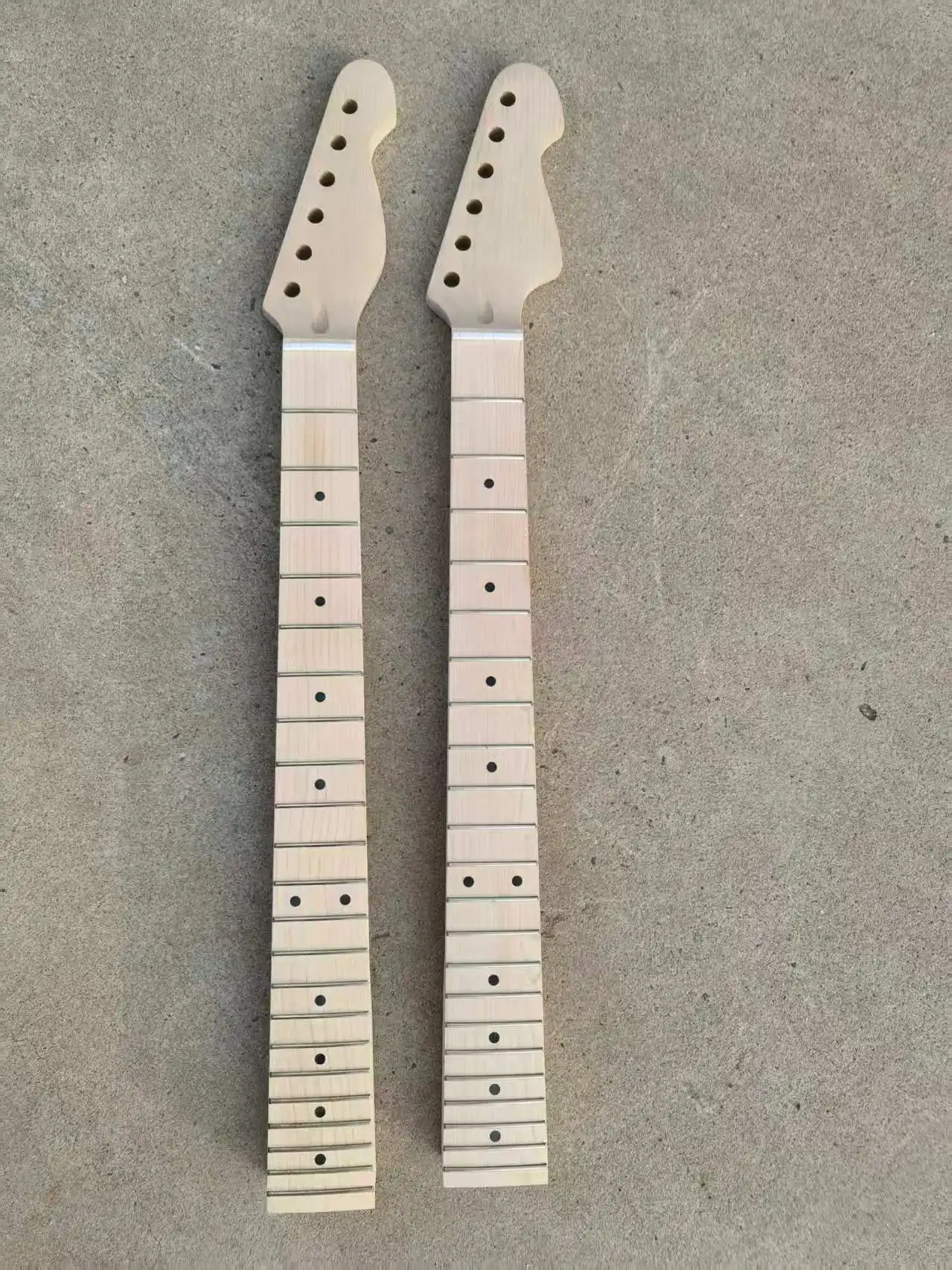 s16-1-talon-57mm-erable-22-frettes-648mm-255-pouces-un-manche-de-guitare-electrique-bois-d'erable-et-touche-en-erable-incrustation-de-points