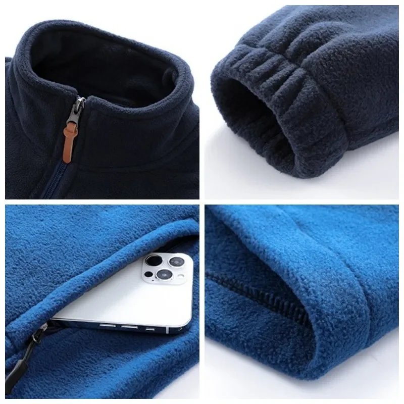 Plus Size 9XL Winter Polar Fleece Jacket Men Tactical Soft Shell Windproof Camping Coat Women Fashion Couple Warm Harajuku Parka