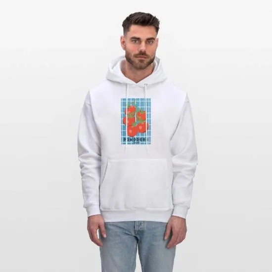 

Autumn and Winter "Artistic Tomato Grid" Minimalist - Trendy Cotton Hoodie, Stylish Pop - Art Sweatshirt
