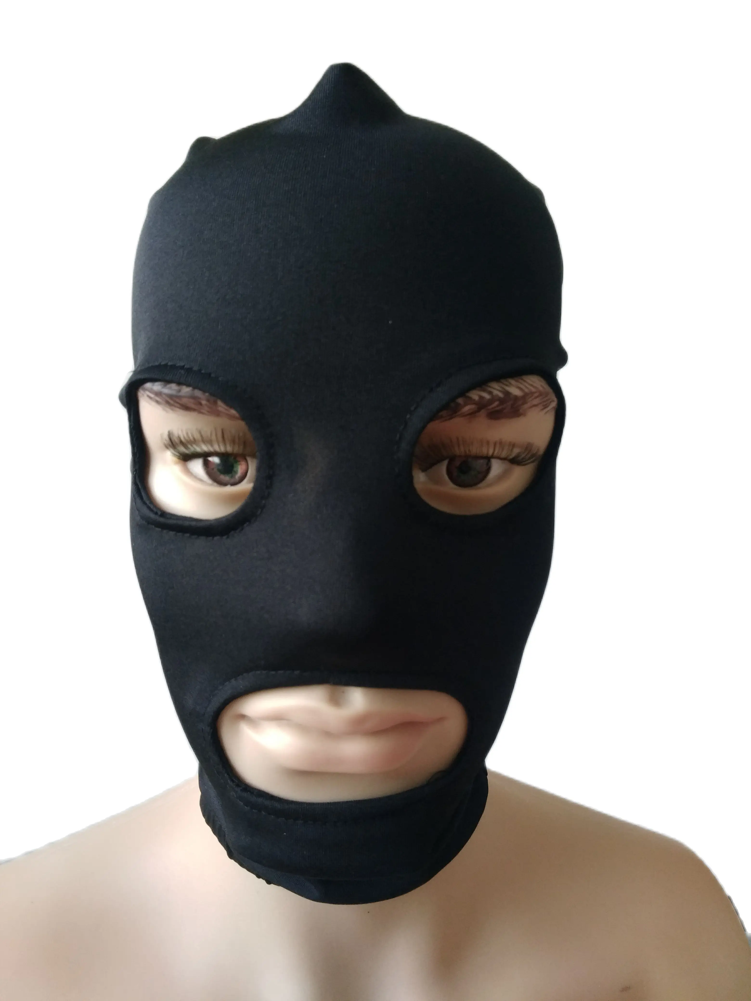 Brand Adult unisex Zentai Costumes Party Halloween Masks Cosplay Costumes Mask open eyes mouth