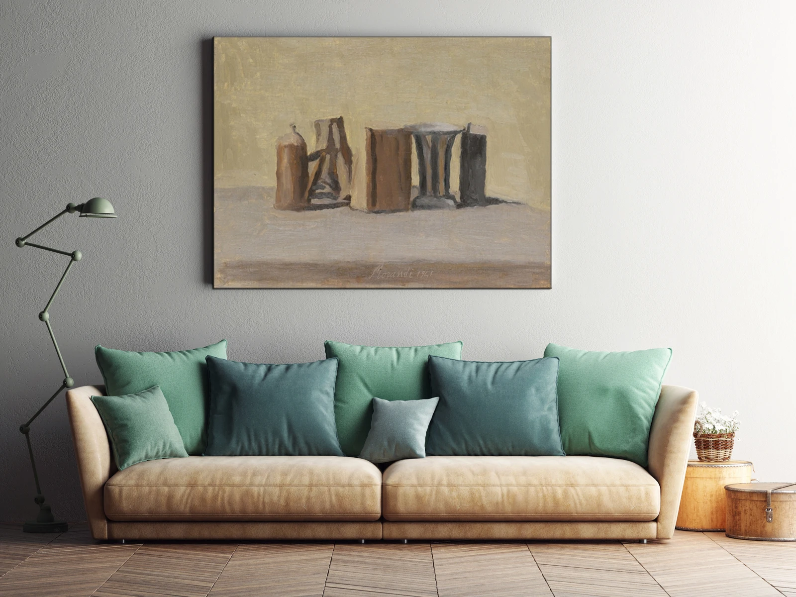 100% HandPainted Oil Painting Reproduction On Linen Canvas Natura Morta 1941 Still Life By Giorgio Morandi Famous Wall Art Home