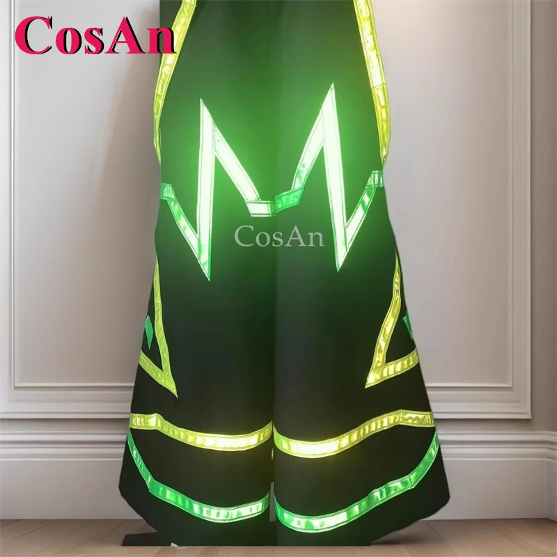 

Брюки CosAn New Patterns Ghost Dance White Pants Melbourne Shuffle Phat Pants, расклешенные брюки с ярким светоотражающим эффектом, унисекс