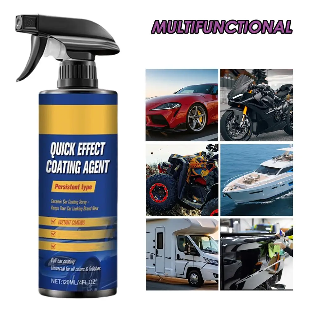 1/2/3 Stuks 120 Ml Auto Coating Spray Multifunctionele Coating Vernieuwing Middel Hoge Bescherming Quick auto Kras Remover Auto Gereedschap