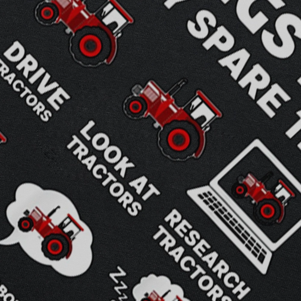 Lustige Traktoren Liebhaber 6 Dinge, die ich in meiner Freizeit T-Shirt Grafik Streetwear Kurzarm Landwirt Geburtstags geschenke Sommer T-Shirt – Detail 4