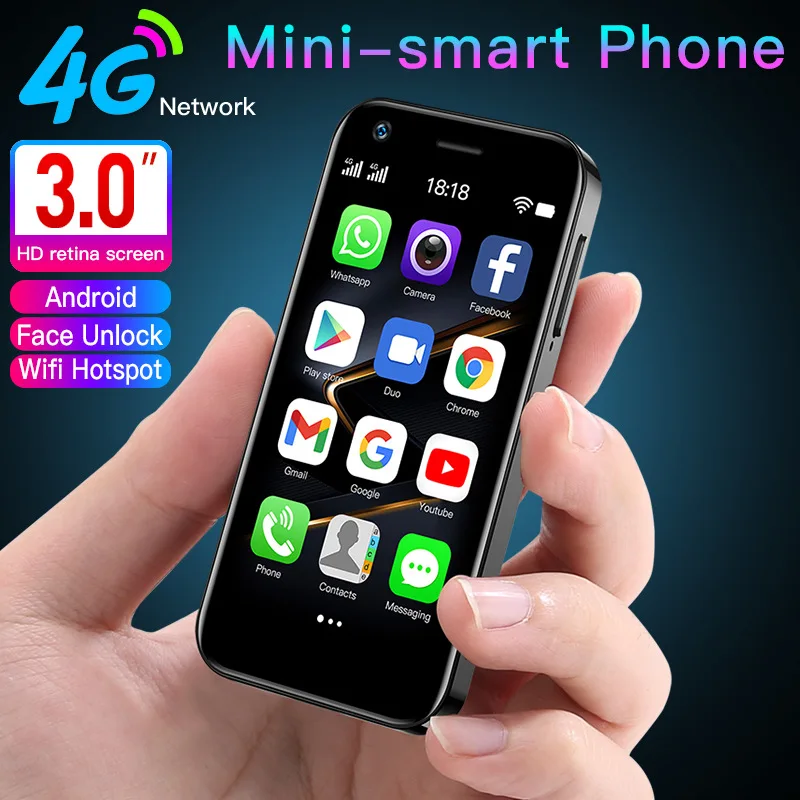 Imagem -02 - Pro Mini Smartphone Ram 4gb Rom 64gb Android 10 Dual Sim Octa Core Câmera 13mp Wi-fi Bluetooth fm Hotspot Gps Soyes-xs12