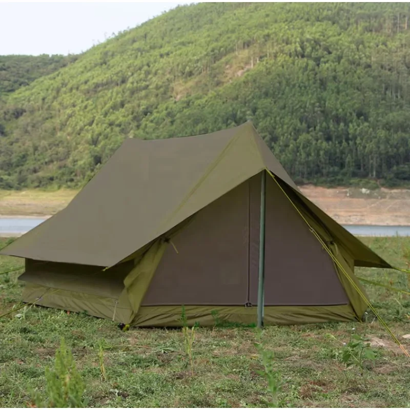 High-quality folding tent Quick and automatic opening Easy to carry Rainproof A shape tent Camping Beach Retro tent