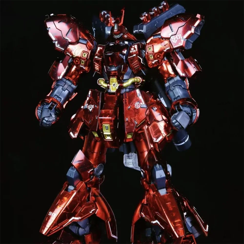 【En Stock】 nouveau modèle GAOGAO RG 1/144 Sazabi placage version couleur translucide Kit d'assemblage modèle en plastique figurine jouets cadeau
