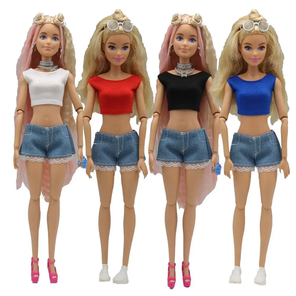

High Quality Fashion Doll Jeans Pants Casual Wears 30cm Doll Trousers Doll Clothes Skirt 28-30cm Doll/11.5" Doll