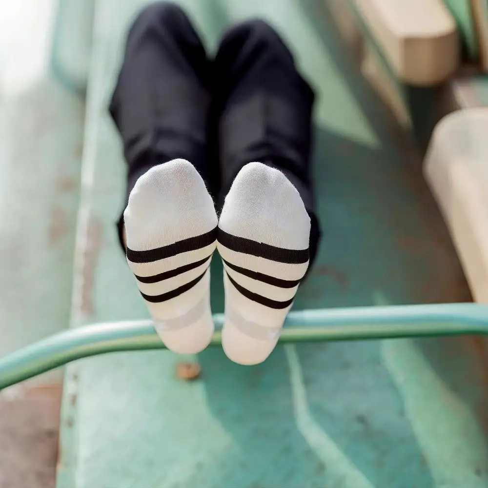 SHXI 5 Pairs Low Tube Women's Socks Spring Summer Color Star Stripe Breathable Cotton Socks Cute Student Casual Ankle Socks