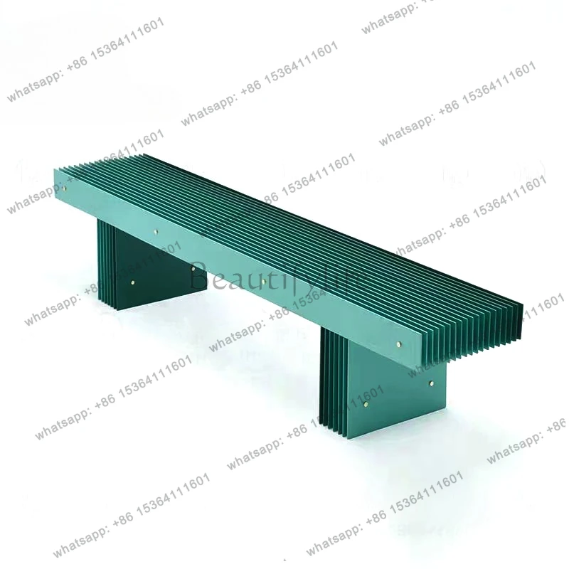 Designer transparent green acrylic bench creative modern sliced shop gradient light luxury shoe change stool