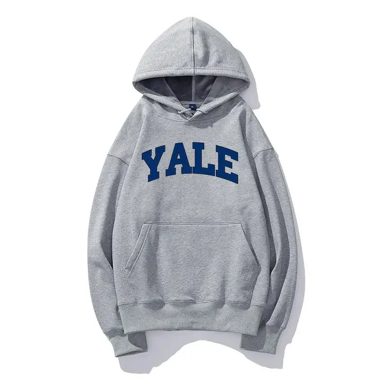 2024 Yale University YALE Printed Hoodie Unisex Cool Casual Long Sleeve Hoodie