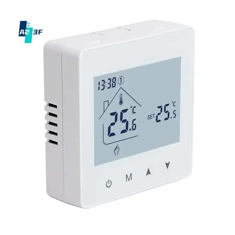 Termostato inalámbrico inteligente A23F-Tuya para caldera de Gas, calefacción de habitación, controlador de temperatura RF para el hogar, termostato programable
