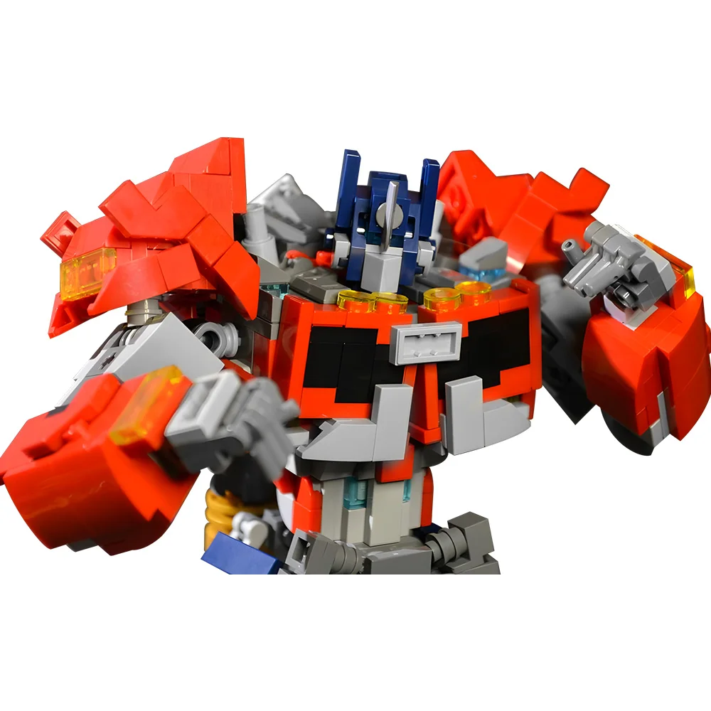 

MOC Beast Hunter Mech Building Blocks Sci-Fi Play Set Bricks DIY Creative Toys Display Fan Gift