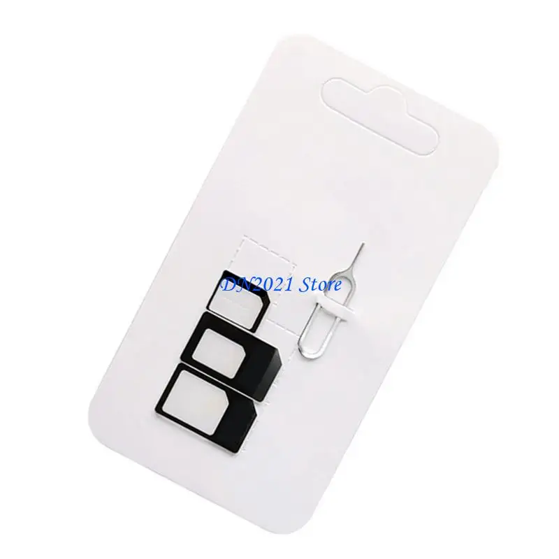 F3KE 4 in 1 for Nano Card to Micro to Standard Cards Adapter Converter