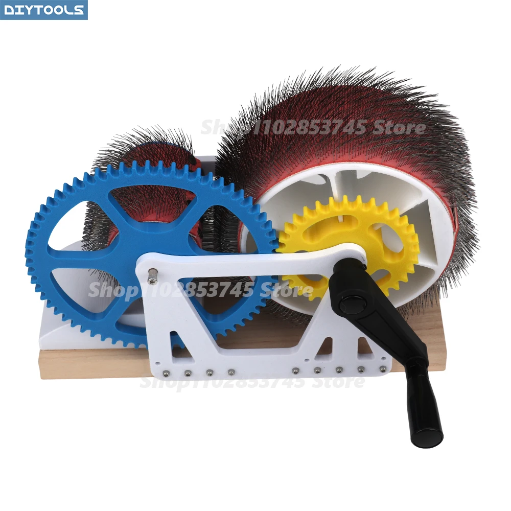 

Carder Wool Felting Color Mixer Quick Mixing Combing Carding Spinning Yarn Handmade DIY Felt Blending Machine Rapid Combed Hand