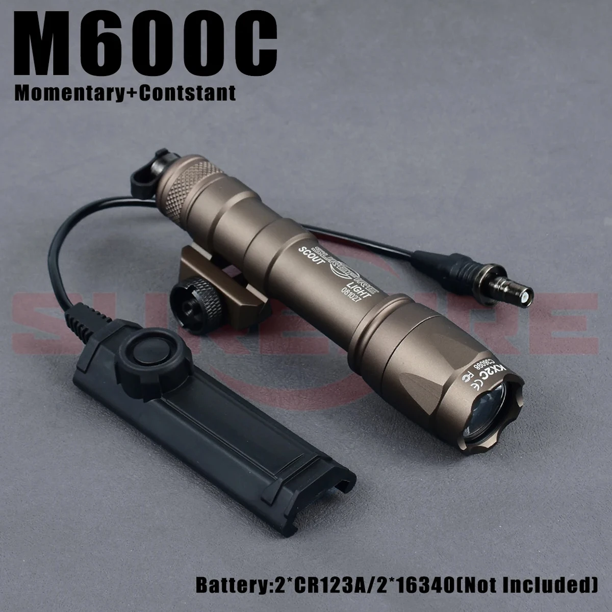 Surefire M300B M600B Taschenlampe M300 M600 Serie Licht 600 Lumen Lampe Schalter Surefire Fackel M300C Aluminium Momentan Konstant – Detail 24