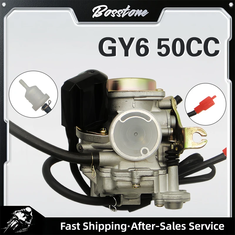 Motorcycle Carburetor 19mm Carb For Honda GY6 50cc 60cc 80cc 100cc 139QMB 139QMA Scooter Moped ATV Go-Kart 4T Carb PD18J PD19J