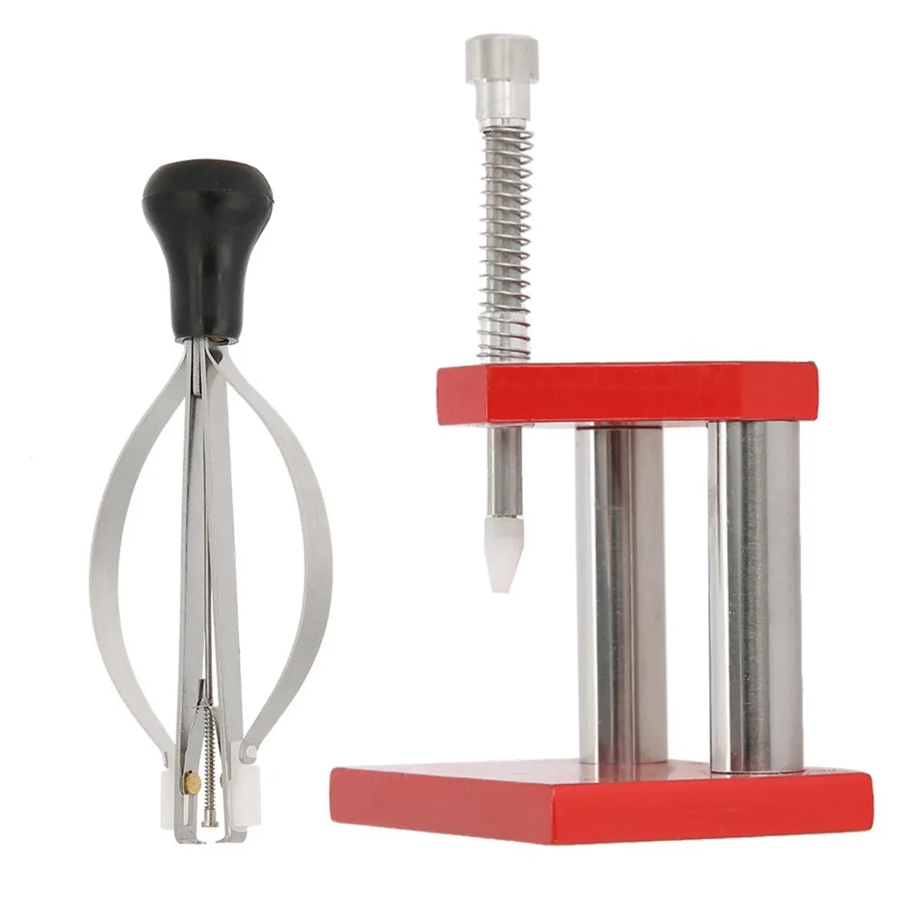 Professional Different Size Watch Hand Plunger Alloy Steel Red Watch Hand Set Fitter Watch Repair Tool Wristwatch Setting