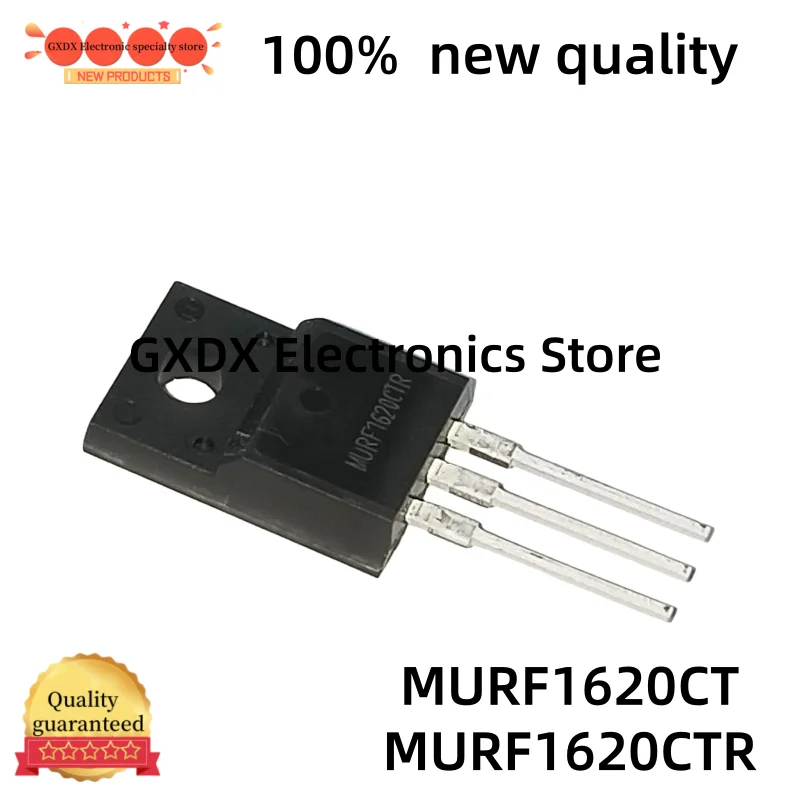 5-10 pairs/10-20 units new MURF1620CT MURF1620CTR MURF1620 TO-220F common cathode and common anode fast recovery diode