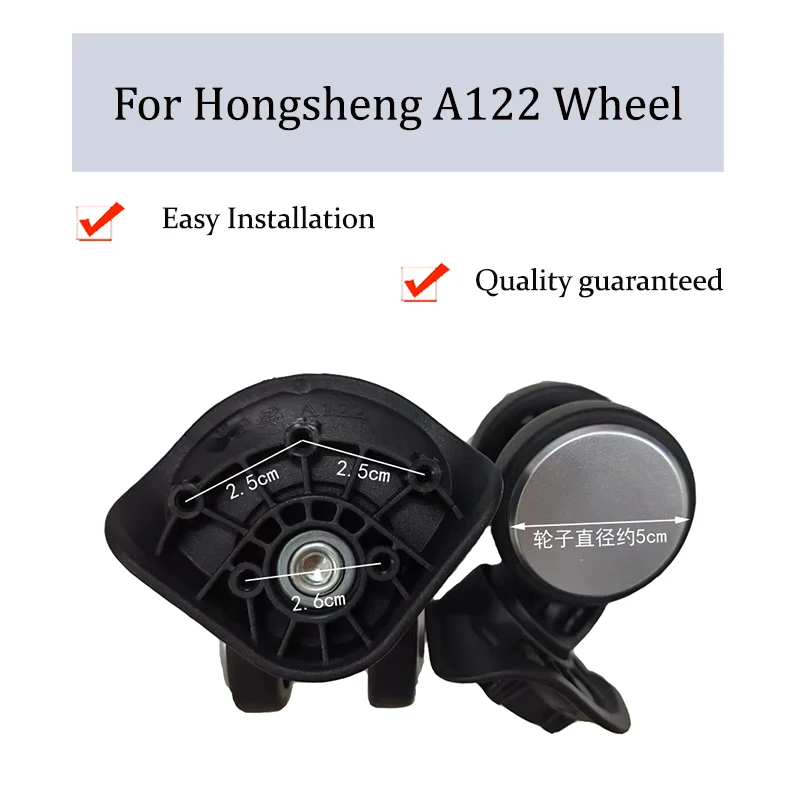 

Suitable For Hongsheng A122 Universal Wheel Trolley Case Wheel Replacement Luggage Pulley Sliding Casters Wear-resistant Repair