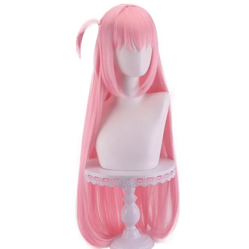 Anime Bocchi The Rock Cosplay Pruik Gotou Hitori Cosplay Rechte Roze Pruiken Hittebestendige Vrouwen Party Pruiken + Pruik Cap