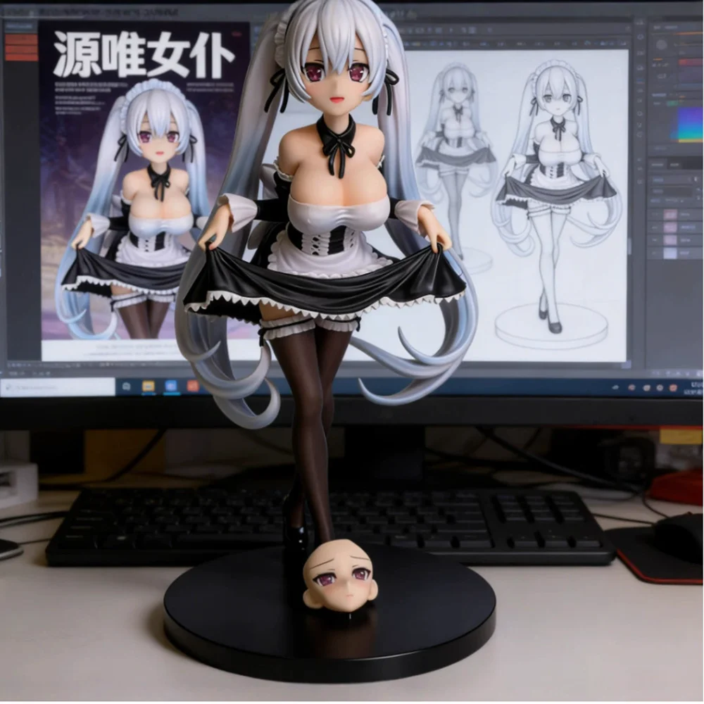 

25 см KDcolle Hisasi Yui Minamoto Maid Сексуальная аниме-фигурка девушки Minamoto Yui Фигурка Hentaii Фигурка Взрослая модель куклы Игрушки