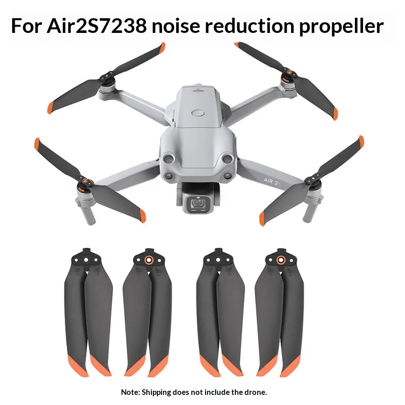 Compatible with DJI Mavic Air 2/Air 2S Silent Noise Reduction Propellers 7238F High-Performance Blades and Wing Accessories