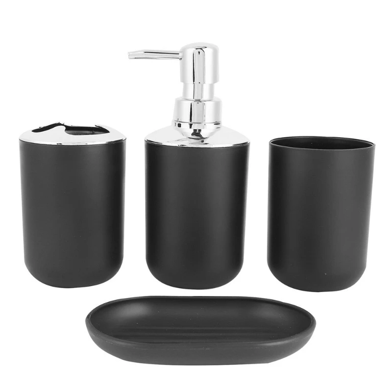 New luxury 4/6 piece bathroom accessories set various styles solid color high-end bathroom accessories set