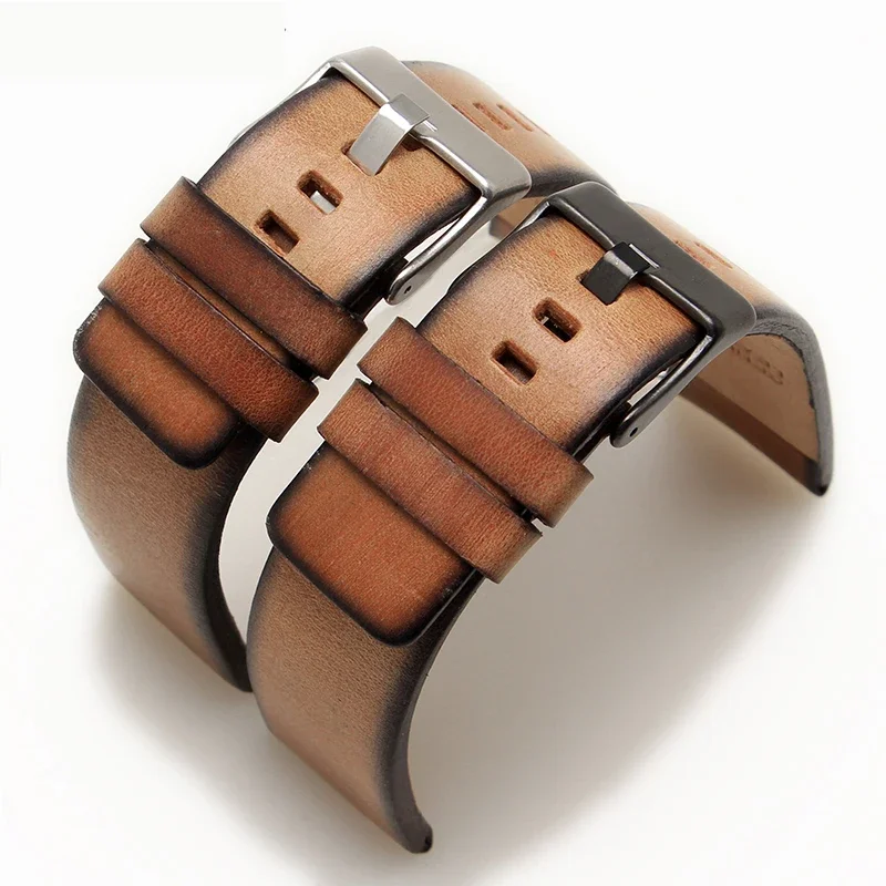 

High quality authentic leather strap for DZ 1399 DZ4280 DZ4290 22mm 24mm 28mm Diesel watch strap