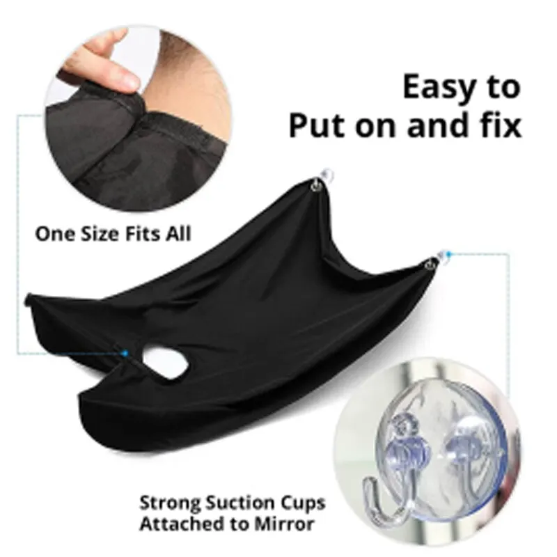 Modern New Style Beard Apron Shaving Apron Shaving Apron With Suction Cup Set Hairdressing Tools