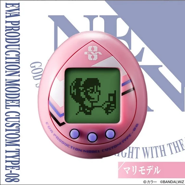 Original Bandai Tamagotchi Neon Genesis Evangelion EVATCHI EVA Shinji Rei Asuka Electronic Virtual Pet Toy for Kid Xmas Gift