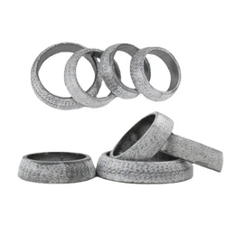 O-shaped Interface Gasket for Automotive Exhaust Pipe Conical Sealing Ring for Muffler Stainless Steel Mesh Ring 1PCS