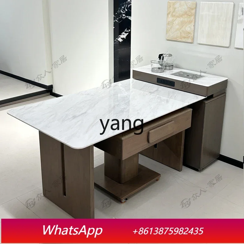 LMMmodern solid wood mahjong table dual-purpose automatic mahjong machine integrated household optional island cabinet