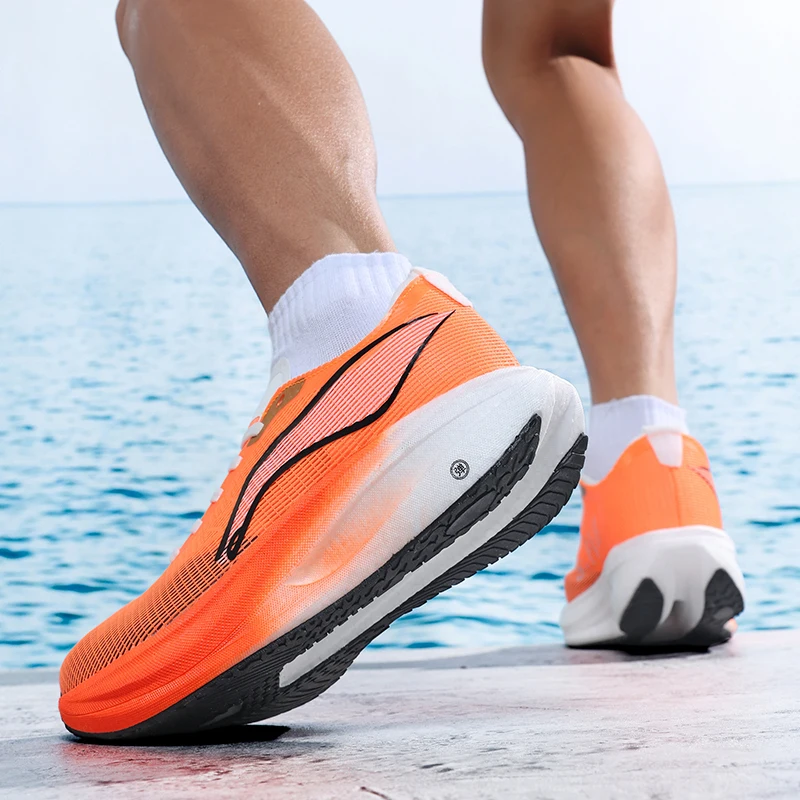 Calçados esportivos masculinos moda quatro temporada novo versátil ao ar livre antiderrapante sola grossa resistente ao desgaste respirável lazer sapatos esportivos