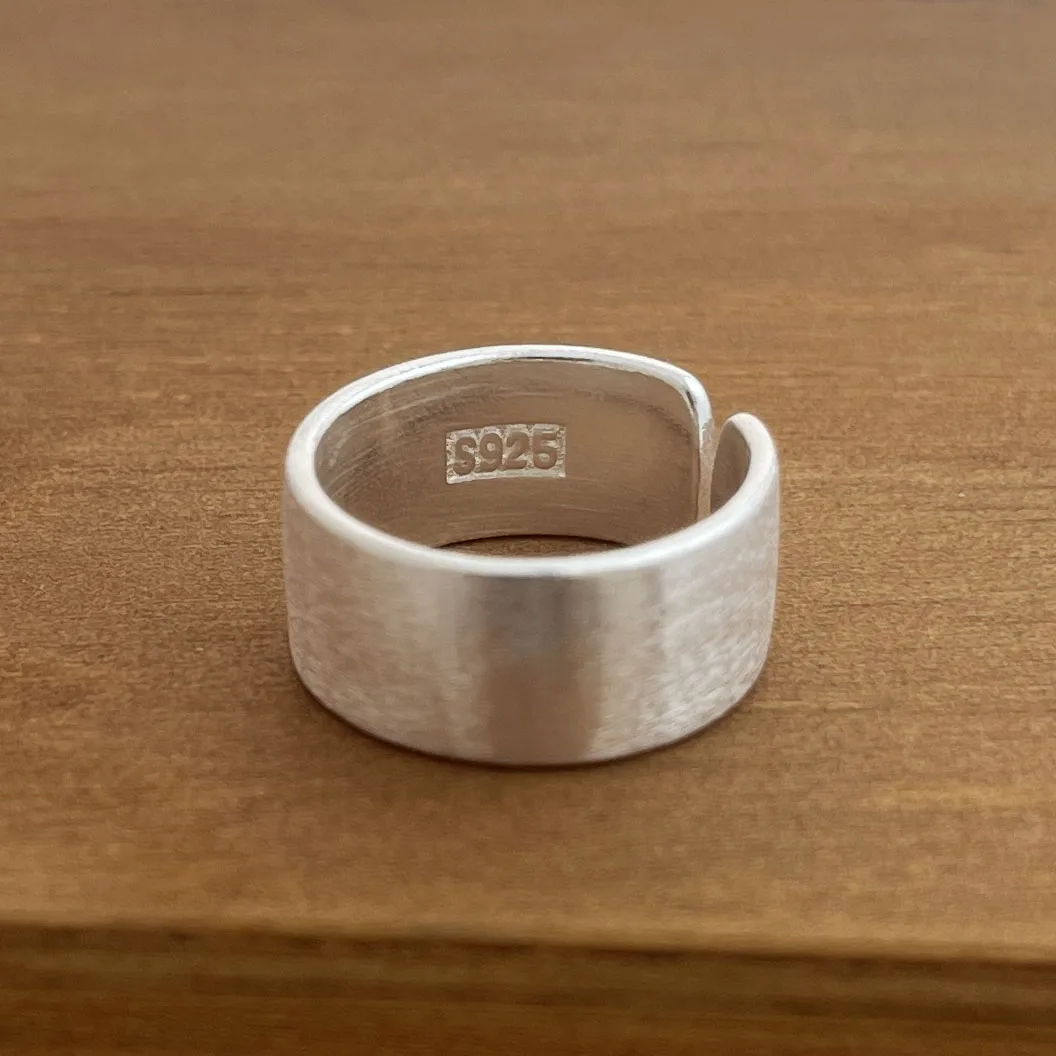 Women's 925 Sterling Silver Minimalist Handmade Ring Set