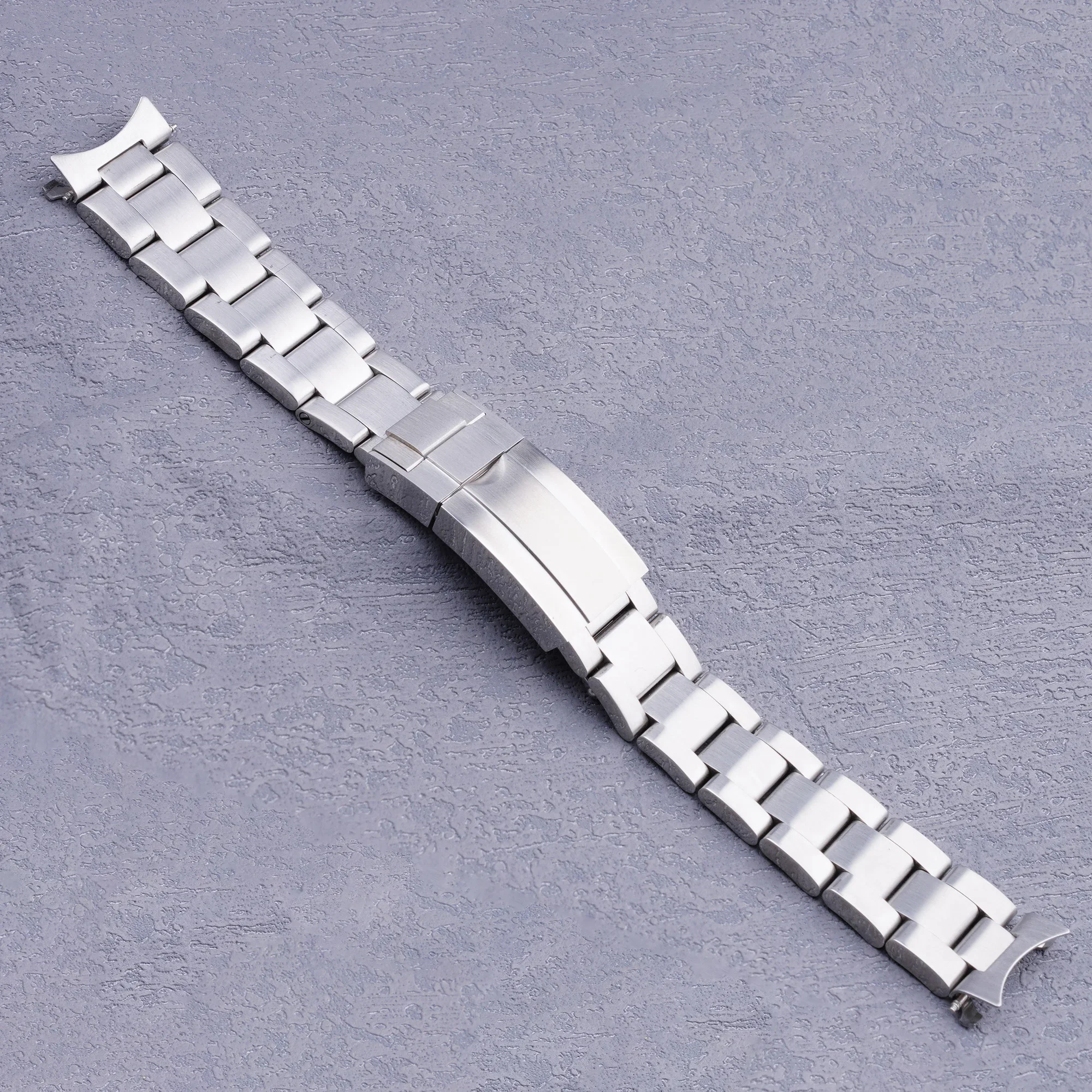 19mm Watch Band Strap 316L Stainless Steel Silver Oyster Style Bracelet For SEIKO 5(SNXS73 75 77 79 80 81 SNFF05 SNXG47) J1/K1