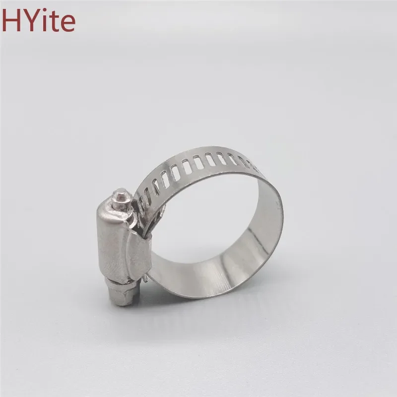 10pcs High Quality Screw Worm Drive Hose Clamp 304 Stainless Steel Hose Hoop Pipe Clamp Clip