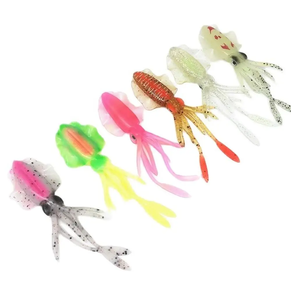 

1Pcs Silicone Swimbait Fishing Tackle Artificial Lures Squid Baits Soft Bait Fishing Lure