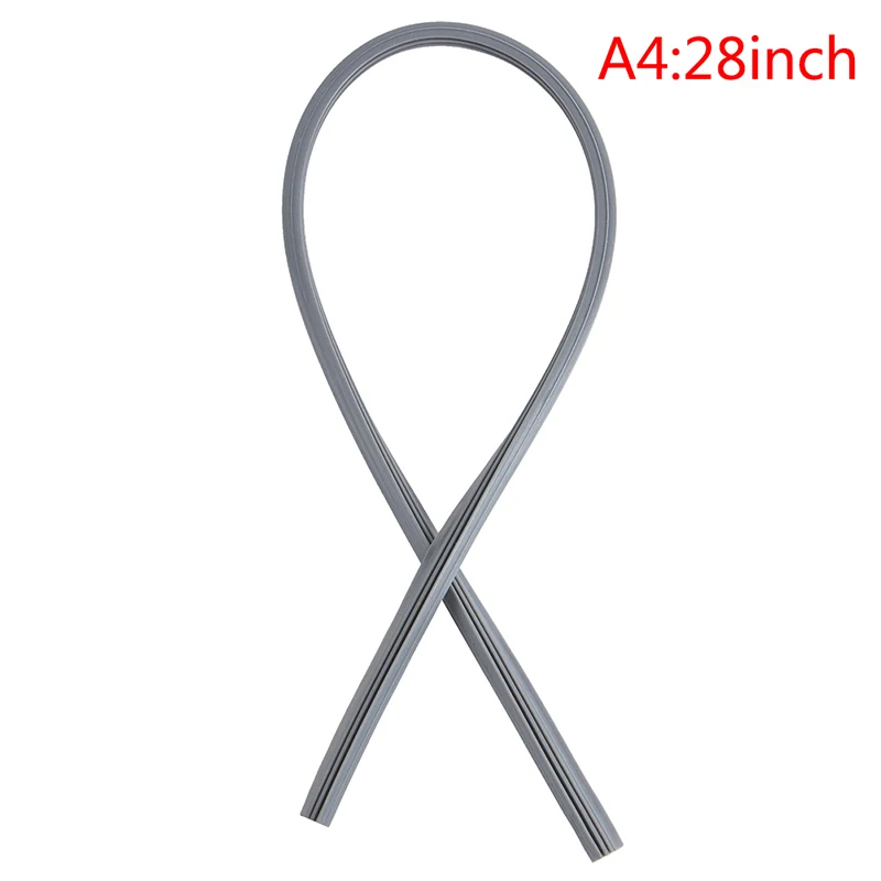 1Pc Silicone Strip 6 Mm 28 Inch Car Window Wiper Blade Strip Boneless Wiper Car Front Window Windshield Wiper Blades Insert